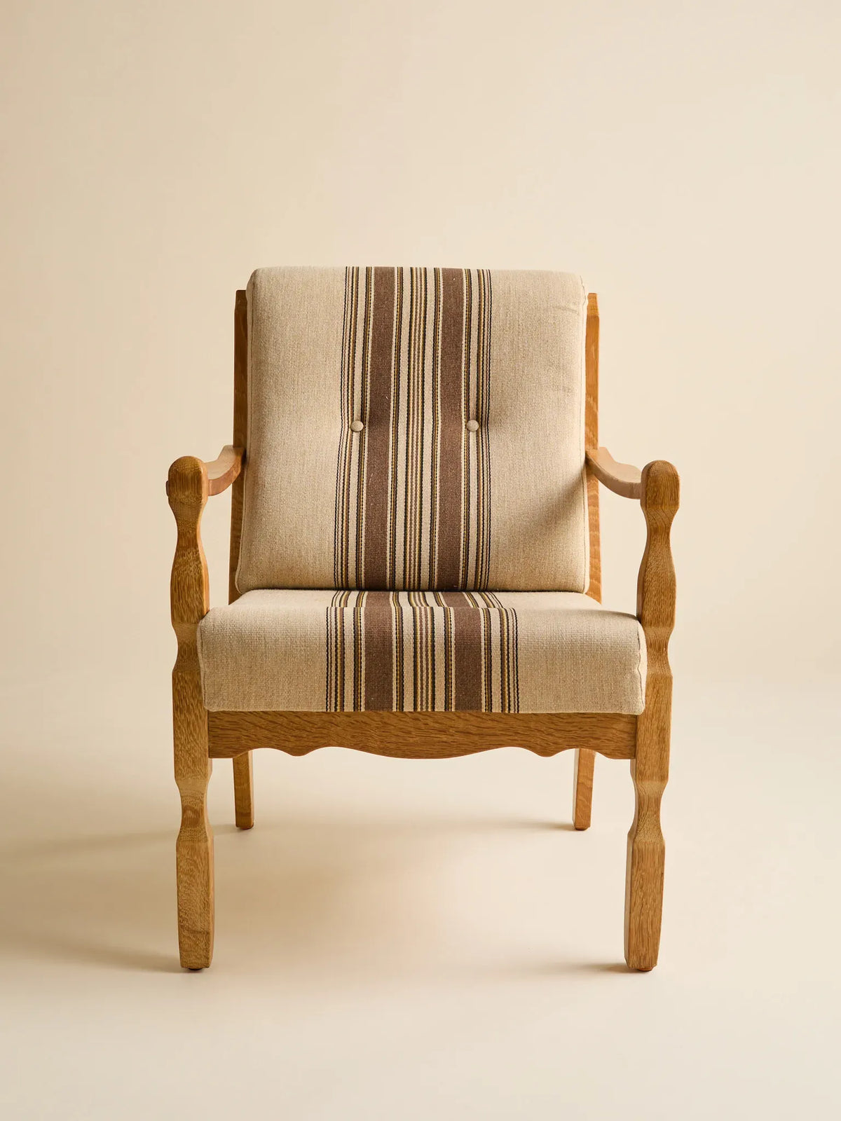 The Vintage Danish Brutalist Oak Easy Chair, 1970sSeatingMiscellanea, etc.