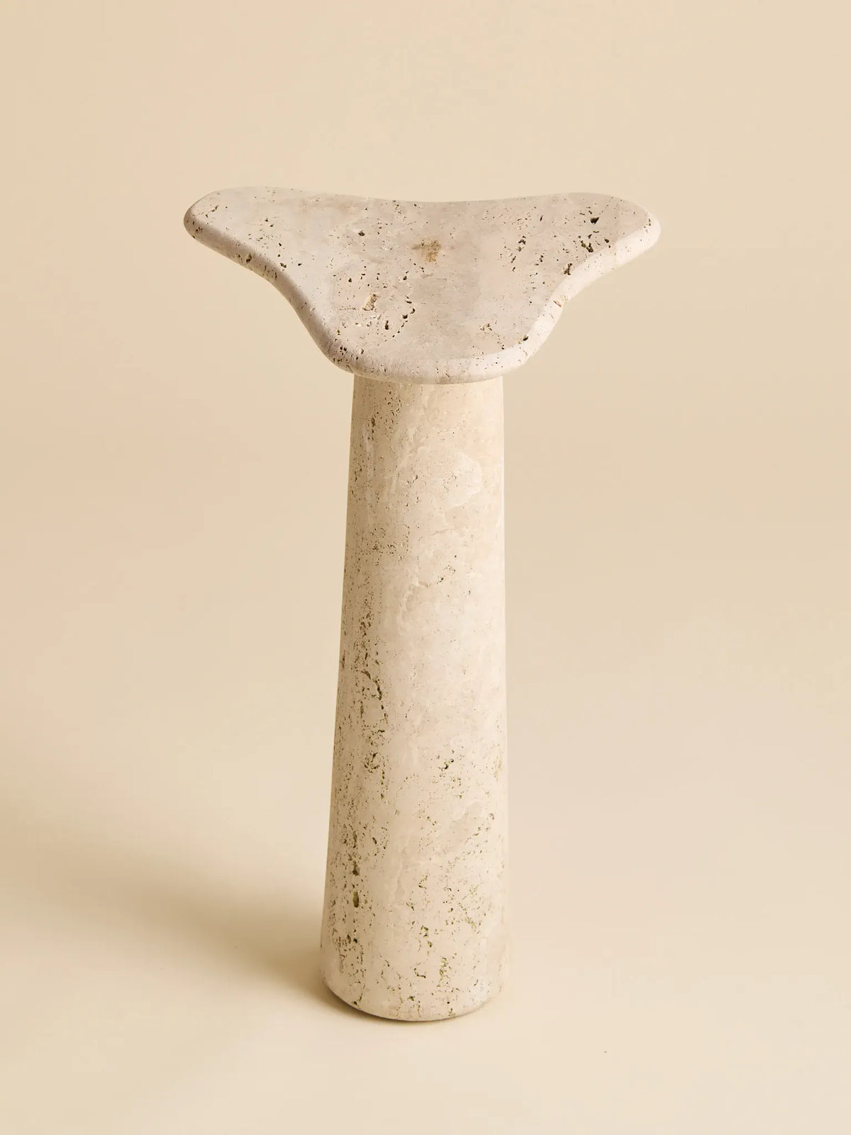 The Vintage Clover Travertine Drink TableSide TablesMiscellanea, etc.