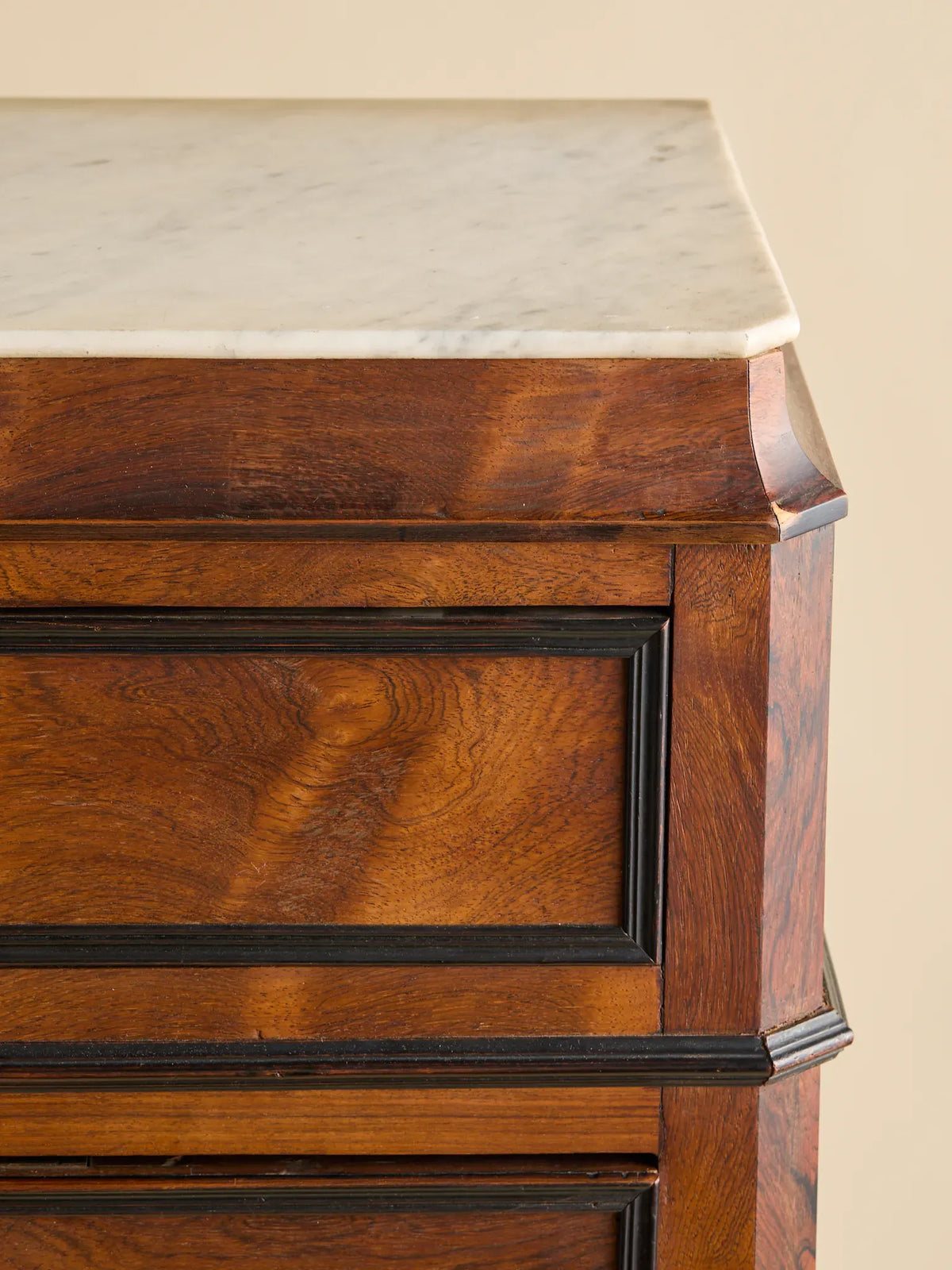 The Antique French Charles X Period Marble-Top Walnut Fall-Front SecretaryDesksMiscellanea, etc.