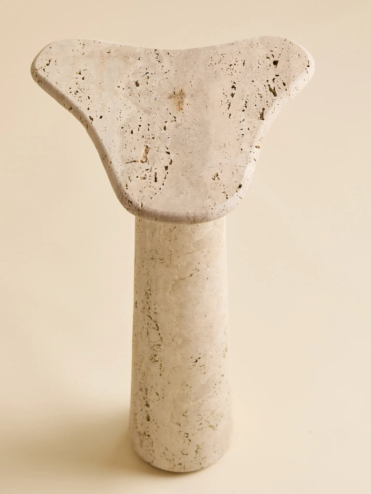 The Vintage Clover Travertine Drink TableSide TablesMiscellanea, etc.
