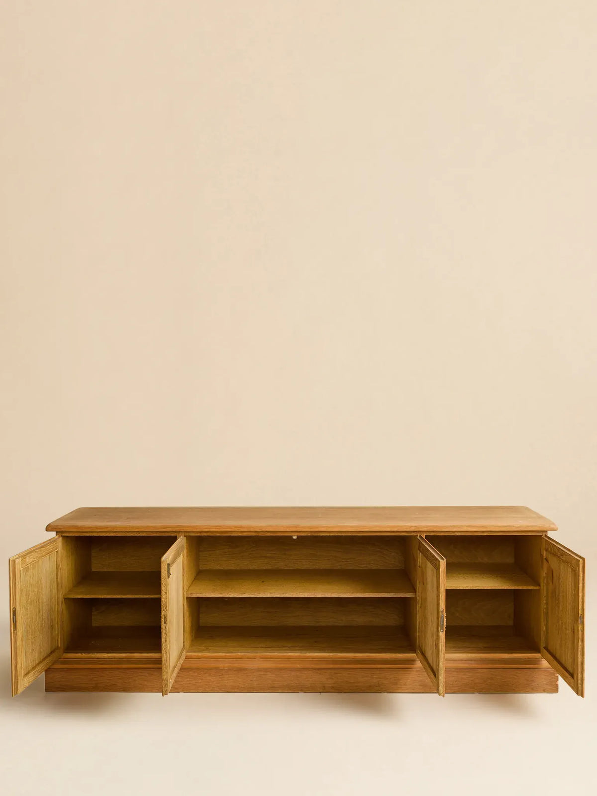 The Vintage Danish Oak Low Sideboard, 1960sCredenzas and SideboardsMiscellanea, etc.
