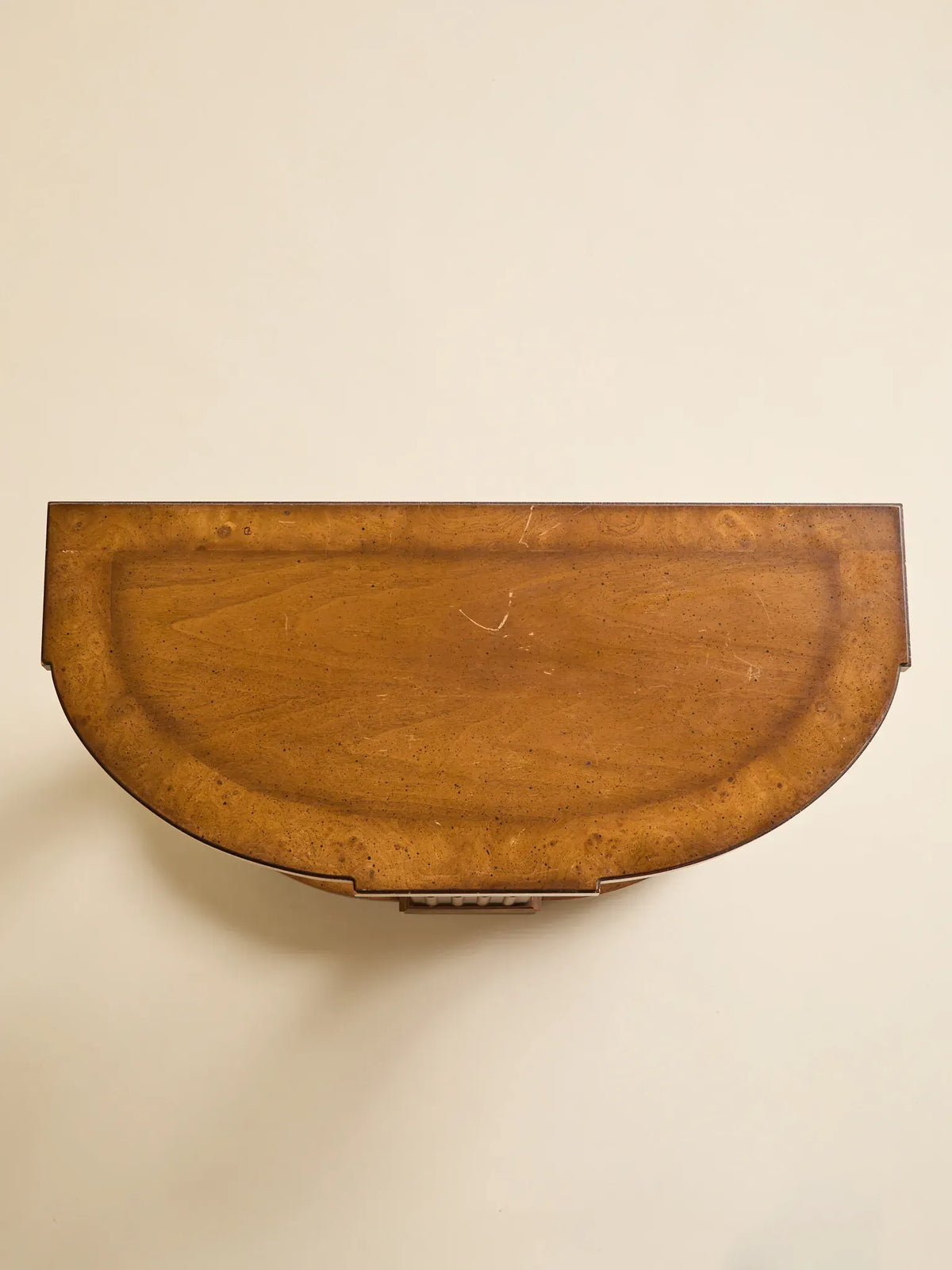 The Vintage Neoclassical Style Wood Demilune Console TableConsole TablesMiscellanea, etc.