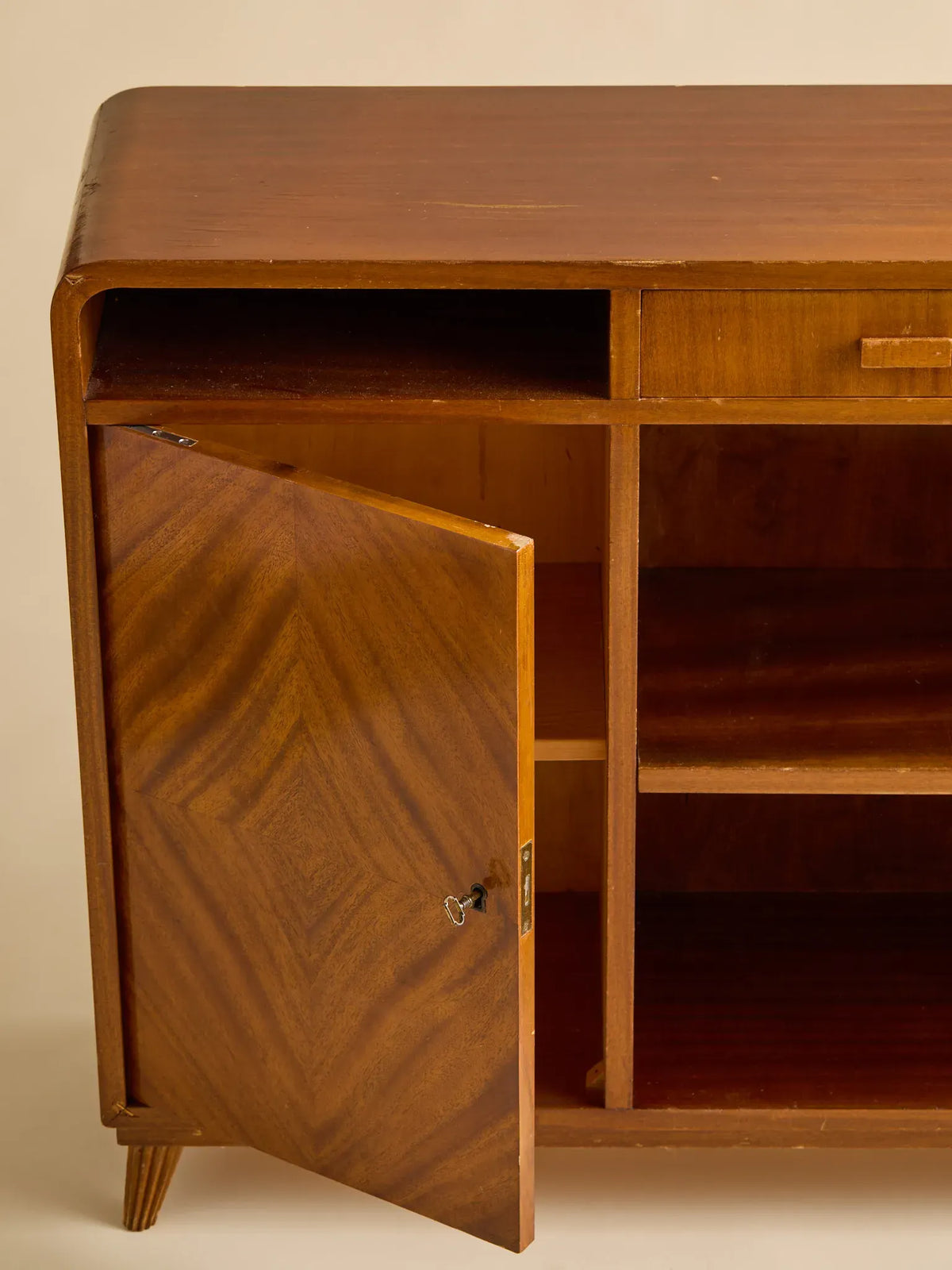 The Vintage Art Deco Swedish Mahogany Sideboard, 1940sCredenzas and SideboardsMiscellanea, etc.