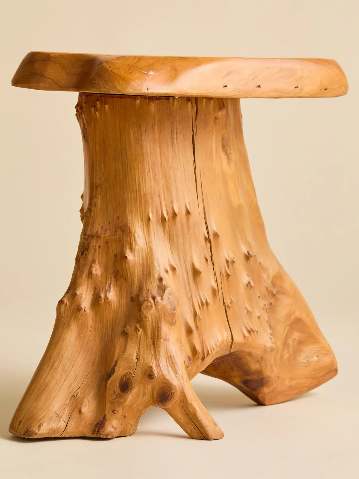 The Vintage Teak Accent StoolSeatingMiscellanea, etc.