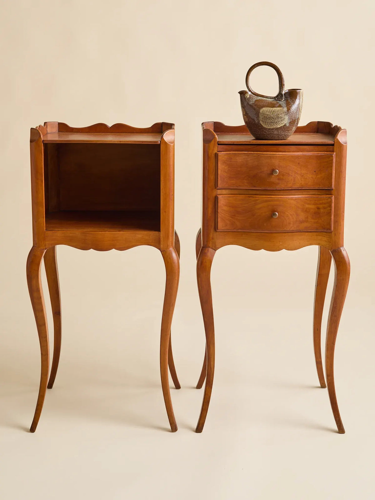 The Vintage French Louis XV Style NightstandsSide TablesMiscellanea, etc.