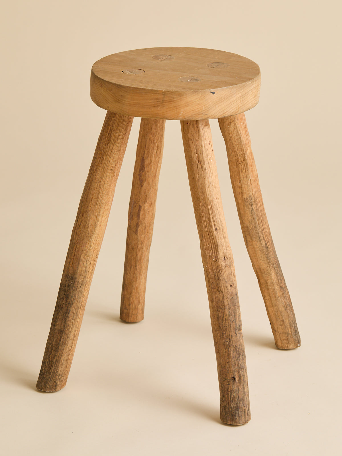 The Vintage Handmade Oak Tall StoolSeatingMiscellanea, etc.