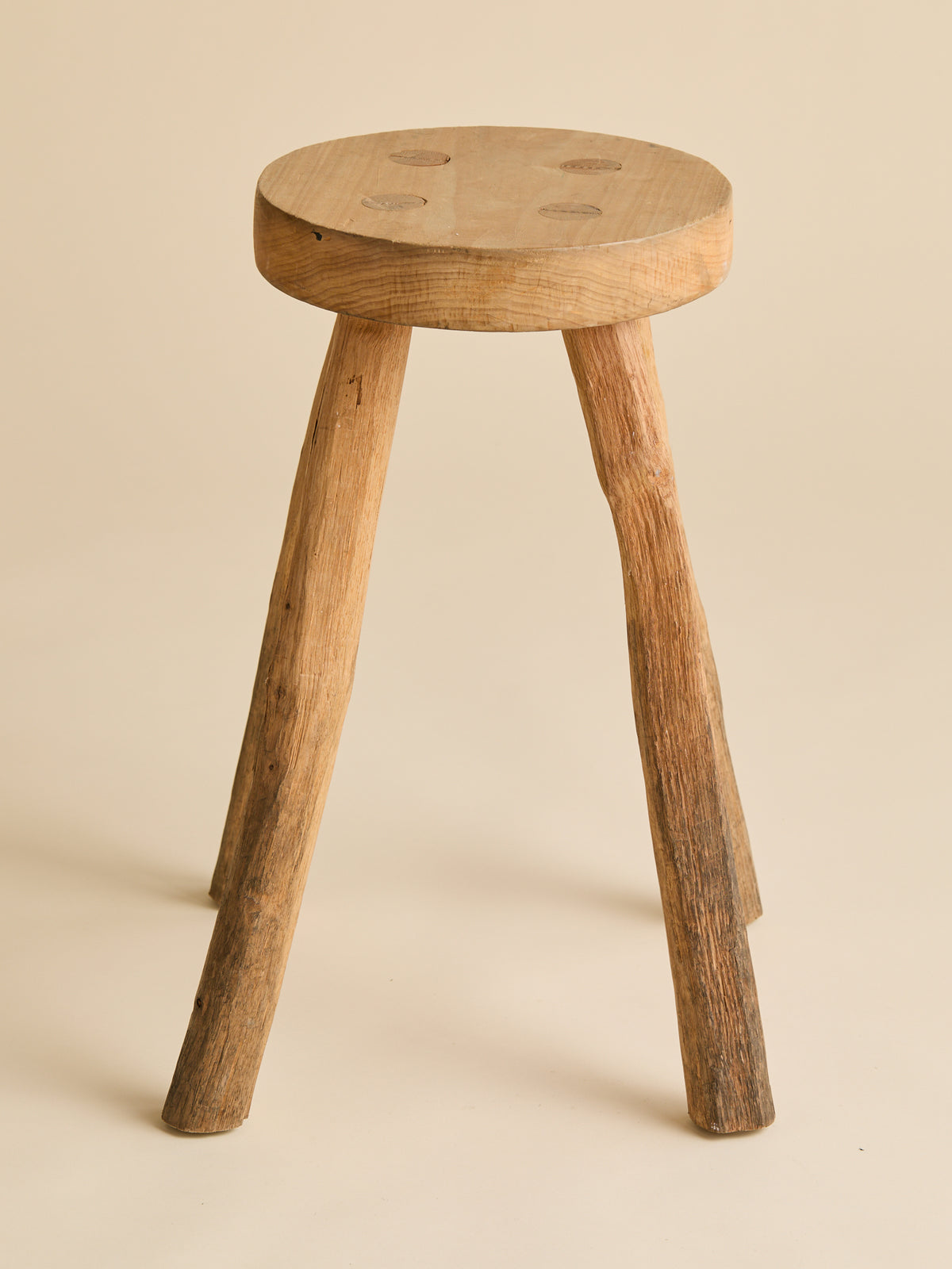 The Vintage Handmade Oak Tall StoolSeatingMiscellanea, etc.