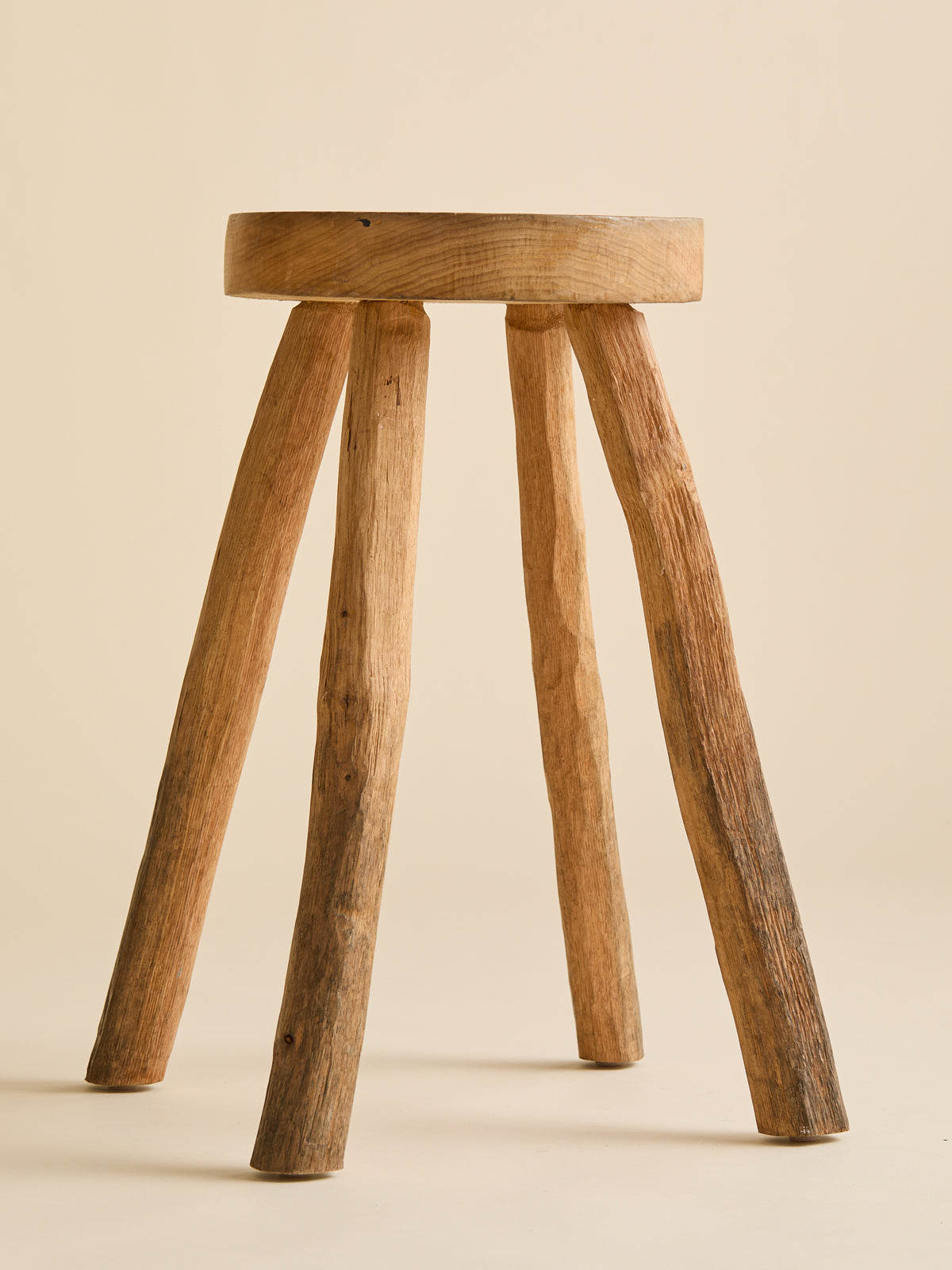 The Vintage Handmade Oak Tall StoolSeatingMiscellanea, etc.