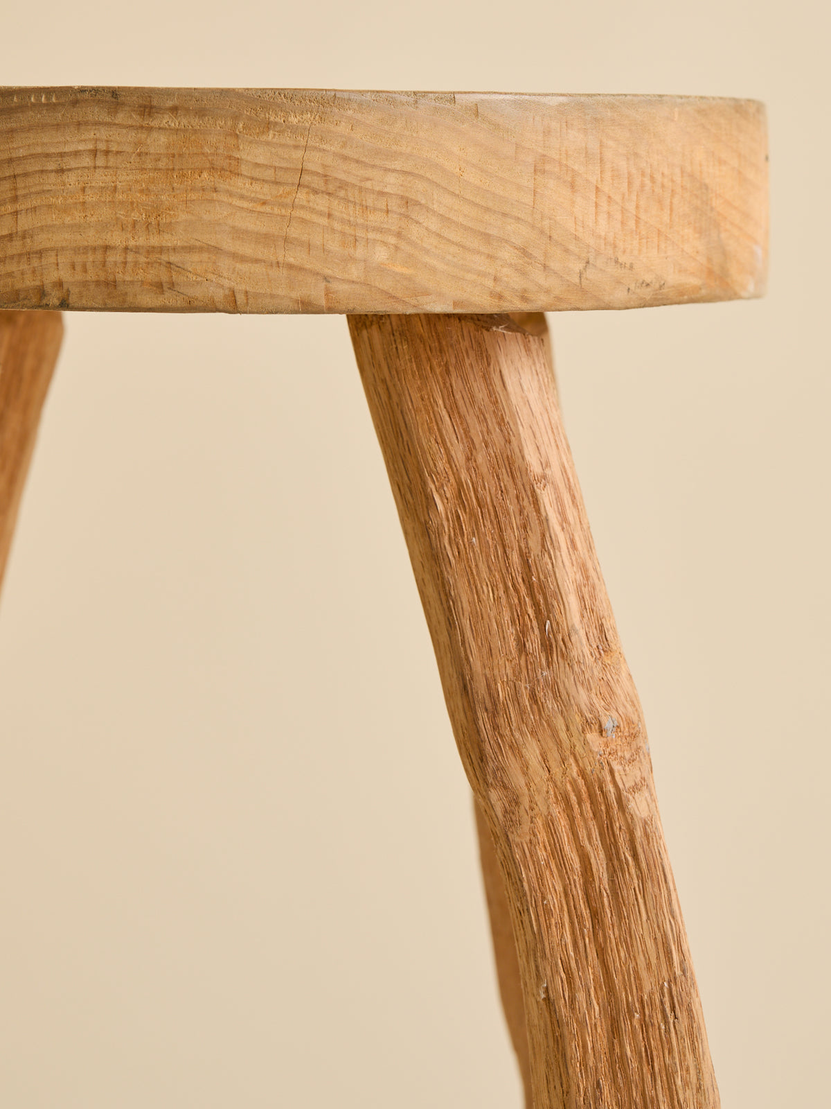 The Vintage Handmade Oak Tall StoolSeatingMiscellanea, etc.