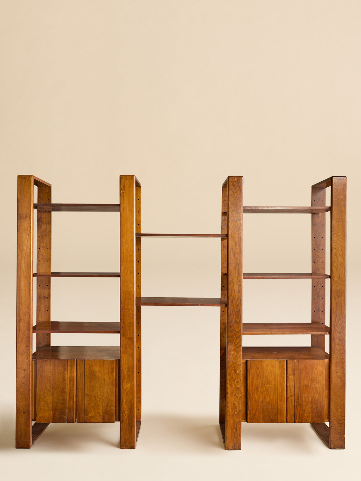 The Vintage Lou Hodges Walnut Etagere, 1980, by California Design GroupCabinets and ShelvingMiscellanea, etc.