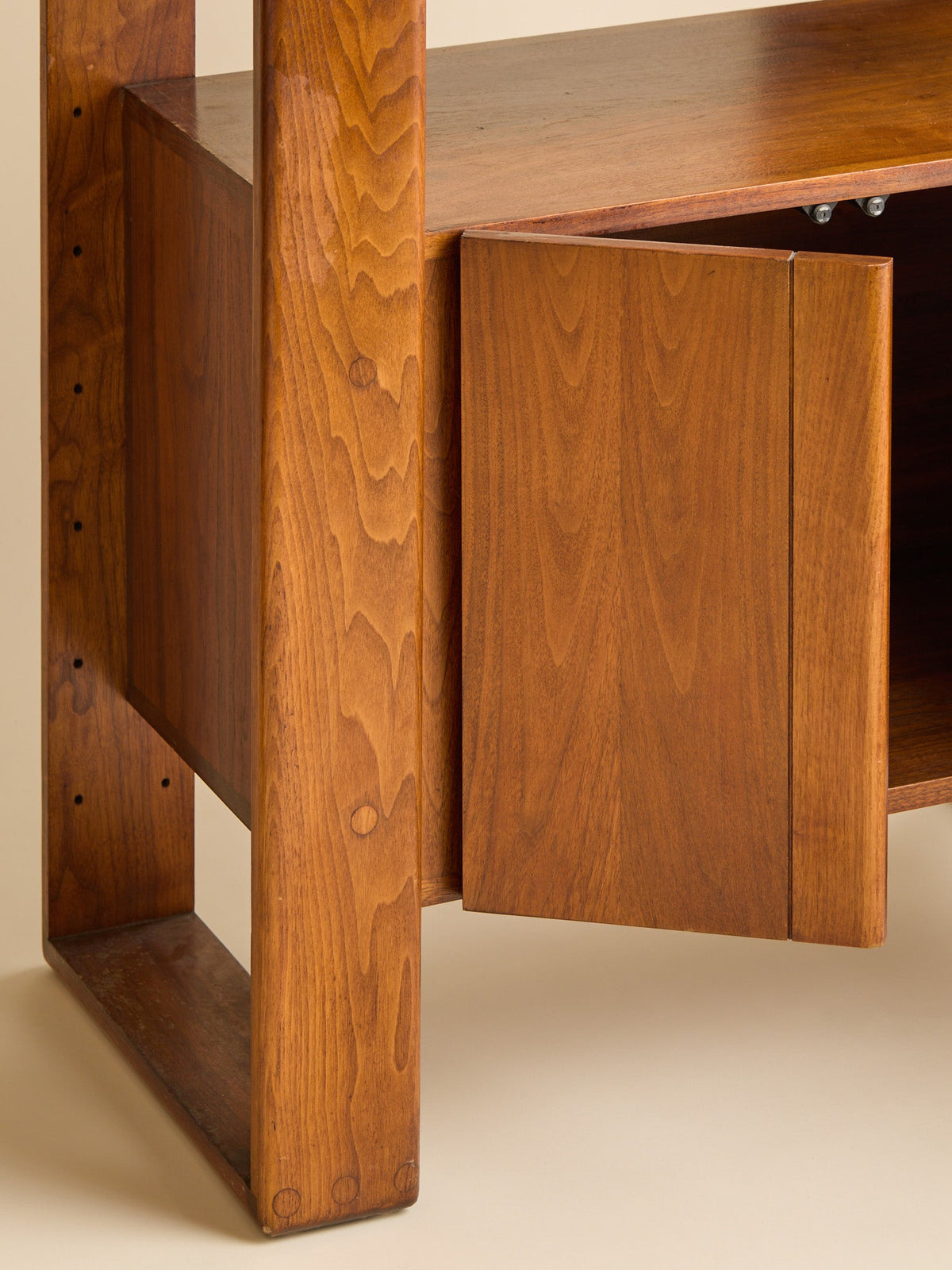 The Vintage Lou Hodges Walnut Etagere, 1980, by California Design GroupCabinets and ShelvingMiscellanea, etc.