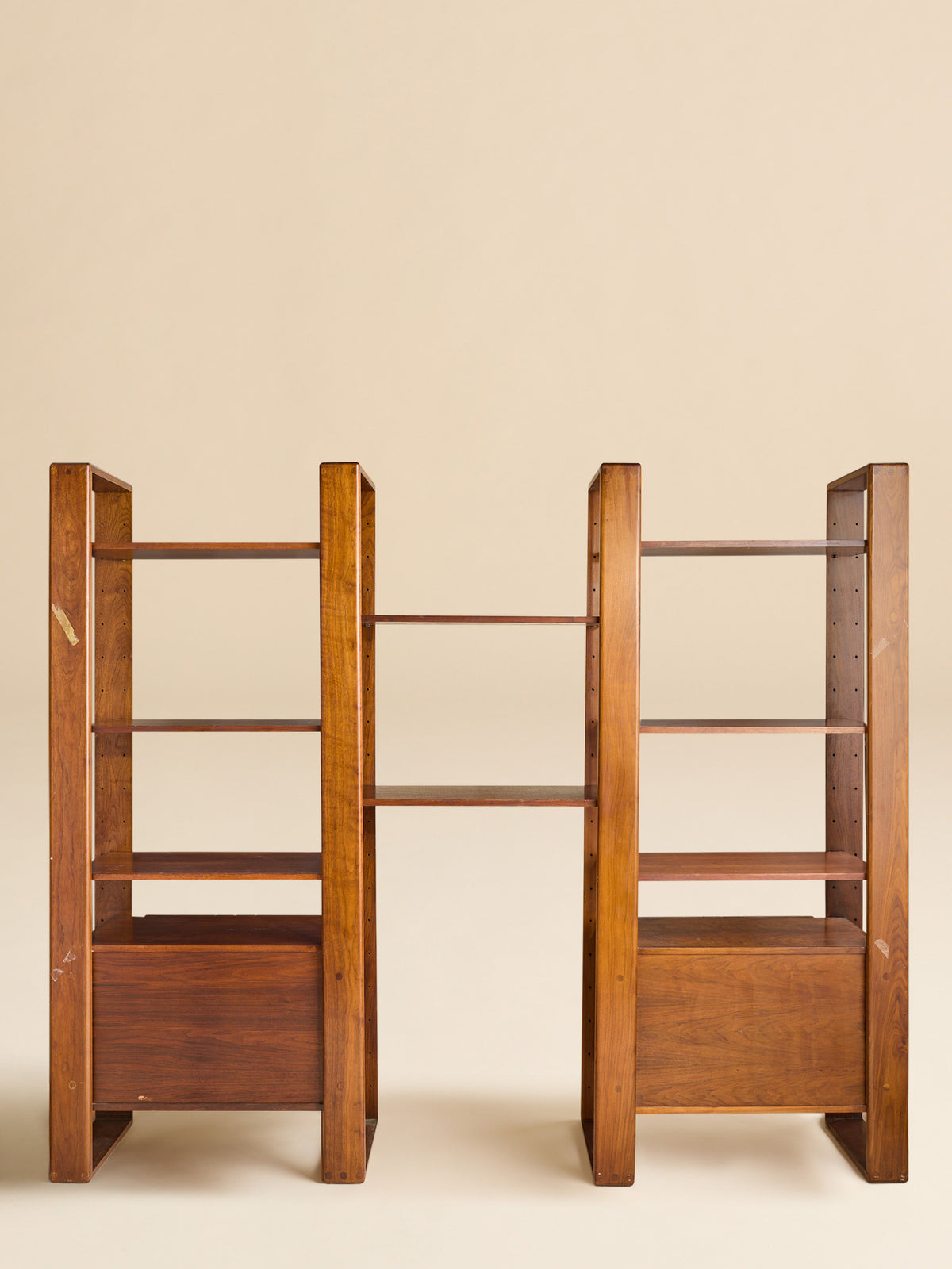 The Vintage Lou Hodges Walnut Etagere, 1980, by California Design GroupCabinets and ShelvingMiscellanea, etc.