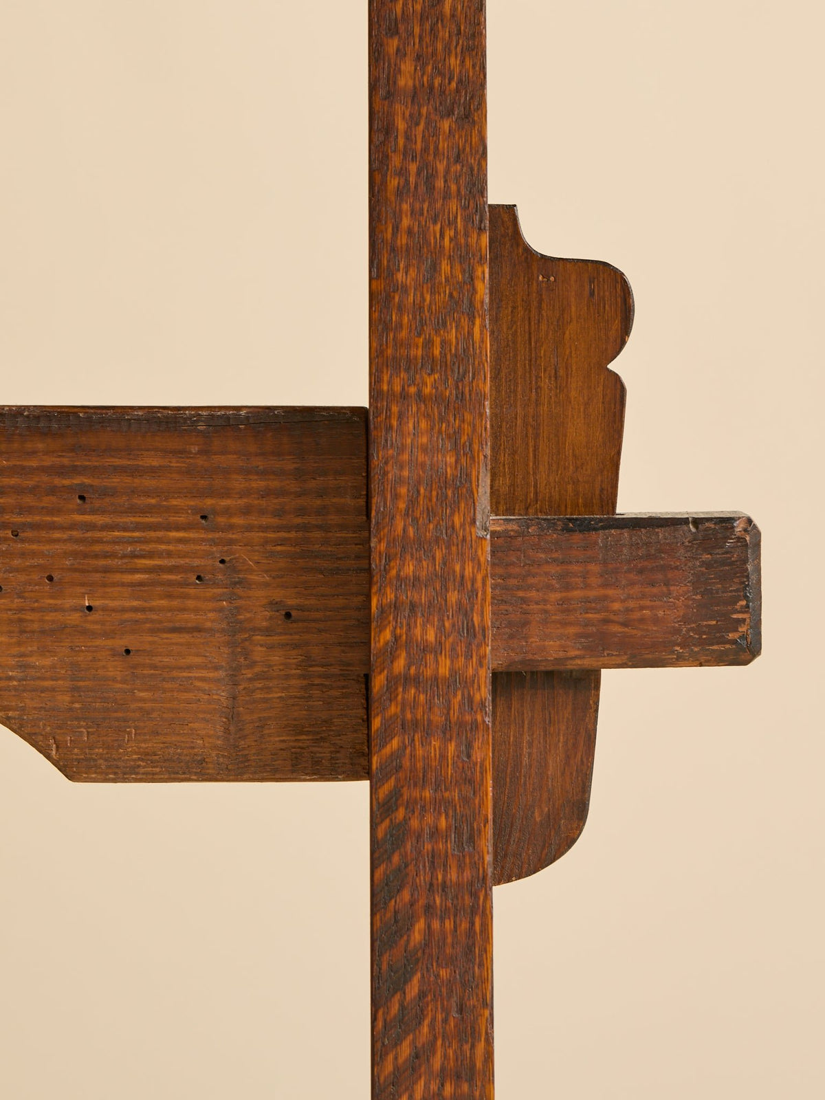 The Vintage Rustic Oak Trestle-Style Console TableConsole TablesMiscellanea, etc.