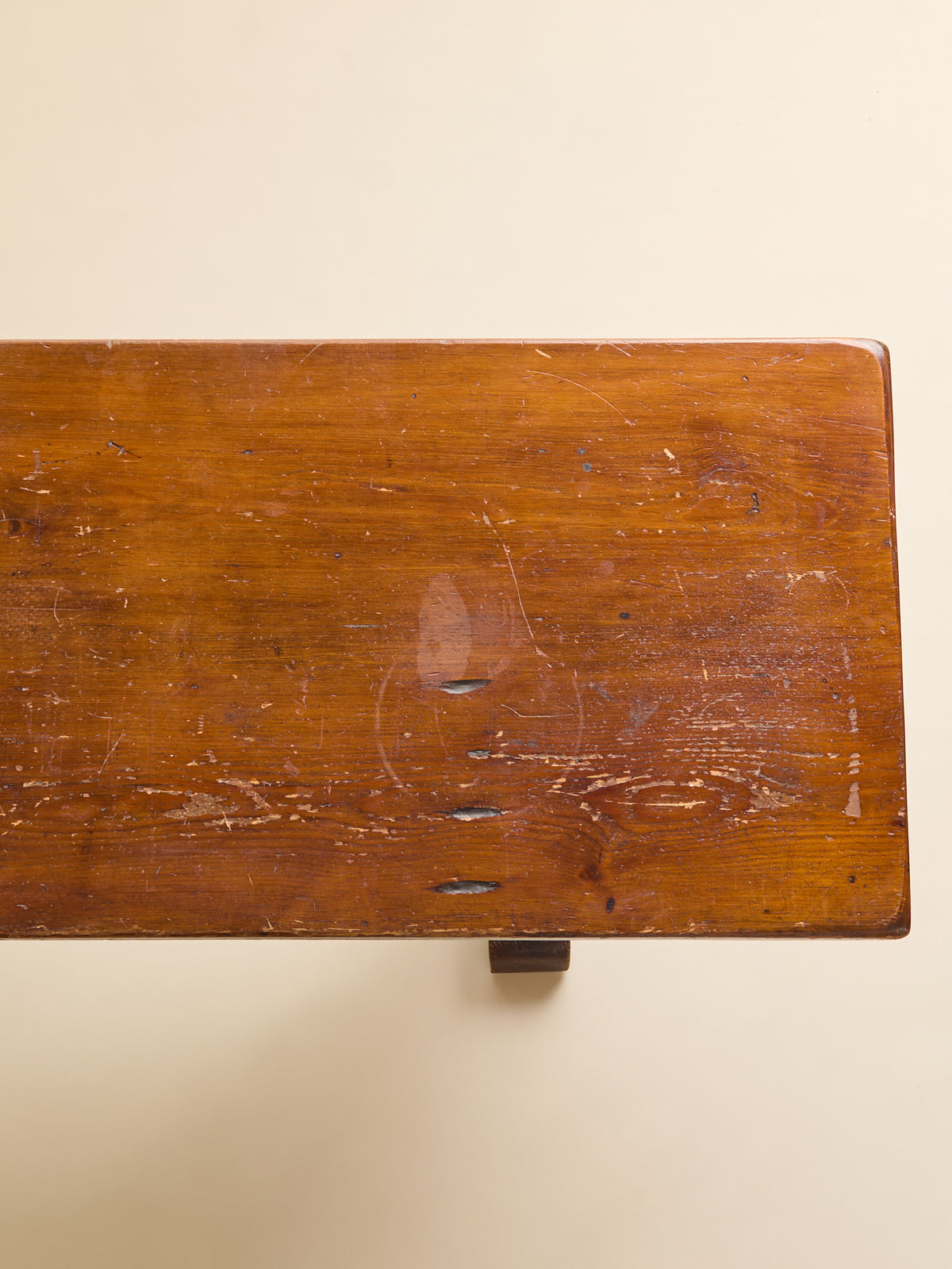 The Vintage Rustic Oak Trestle-Style Console TableConsole TablesMiscellanea, etc.